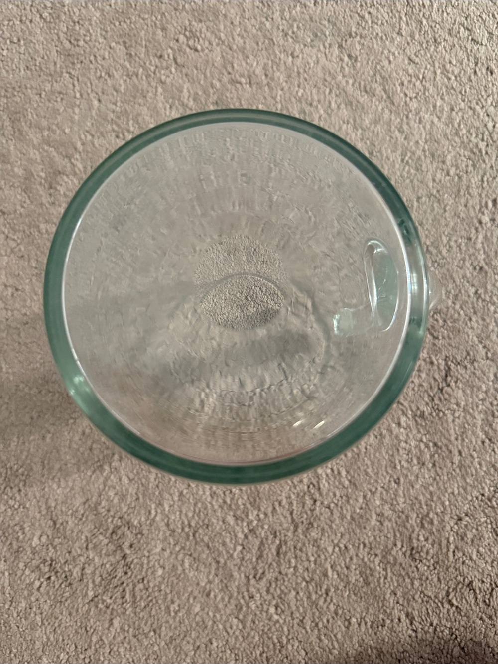 Clear Glass Pitcher with Handle - Picture 7 of 7
